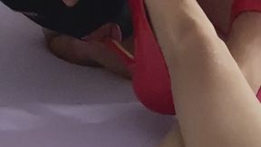 Foot Worship Obedience Relaxed Goddess, Obedient Foot Slave