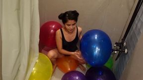 Balloon-fllled Shower with Step-Sister | Sit to Pop1