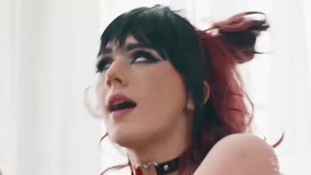 TRANSANGELS - Jayne Calloway Takes Off Her Clothes As Drake Von Fucks Her In Missionary Making Him Hornier