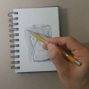 How to draw breast 4x