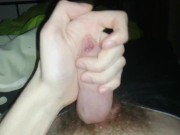 Trans shecock pre cum
