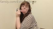 I feel lonely, so I'm practicing giving you a blowjob