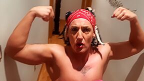 Dana X Muscles In Eating Cock And Balls