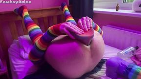 Size Goddess Femboy Raine spread by IMMENSE PLAYTHINGS!