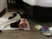 BBC dildo stretches me out.