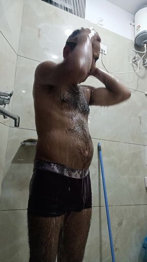 Indian police officer in full masti mood