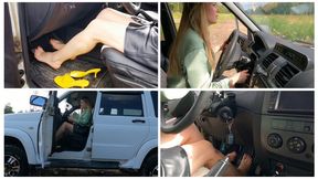 PREMIERE: EMILY CRANKS DIESEL UAZ PATRIOT TILL EMPTY BATTERY