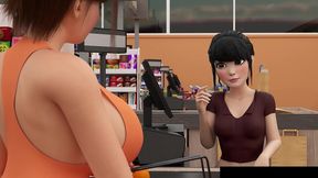 all my roommates love 2.1 - a futanari mom bumps into a fan and a pregnant futanari mom gets some stress relief