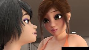 all my roommates love 2.1 - a futanari mom bumps into a fan and a pregnant futanari mom gets some stress relief