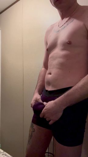 Bi Uncut Cock in Briefs Coming out Swinging for You