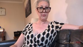 Mature Aunt Maggie Gives Personal POVRide-On Cock Lesson After School Hours