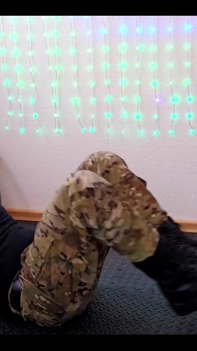 Yeah Let's Do Some Army Workouts! Sluty Soldier Boy!!!