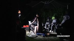 Porn cam in the night for Halloween
