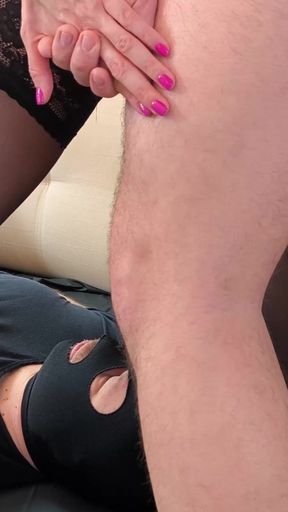 Emotional moment from &quot;Bisexual husband shared his wife with a friend. Threesome. Mmf. Cuckold. Part 2. Ep 1123&quot;