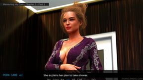Intimate Bathroom Encounter with My Landlady - Measuring My Cum - Part 5 - Suzinak - by Porn Game 4u