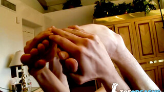Sexy Joey Pirelli wanted to try attractive jack off with his own cock