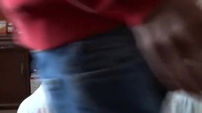 First time my wife masturbates in front of her boss, moans, gets fucked and cums on her big ass