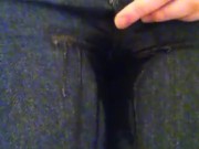 FTM Teen Locked Into Jeans Can't Hold Pee