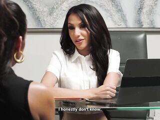 GIRLSWAY - Sexy Hottie Kylie Rocket Realizes This babe Ghosted Job Interviewer Hime Marie On A Dating App