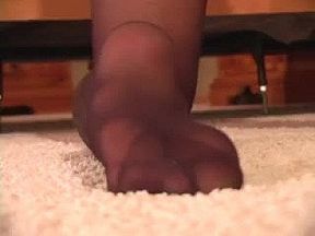 White Leotard Workout Nylons