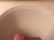 Shower masturbation cum n watch me rub my bog cock