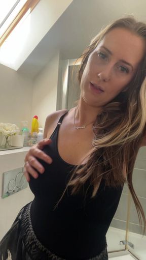 Horny British MILF needs her pipes fixed JOI