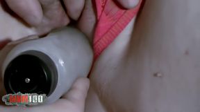 Danielle: Video of Danielle French Amateur BBW Being Dildoed by Her Boyfriend