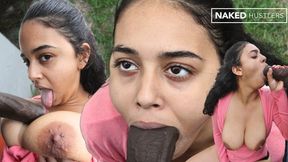 Tatianna Prada's Big Titties and Ass Suck Black Cock