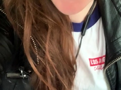 Amateur striptease and Solo masturbation