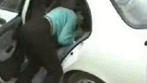 Curvy and young Turkish prostitute gives my friend a blowjob in car