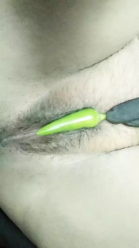 Pussy Fuck with chilli