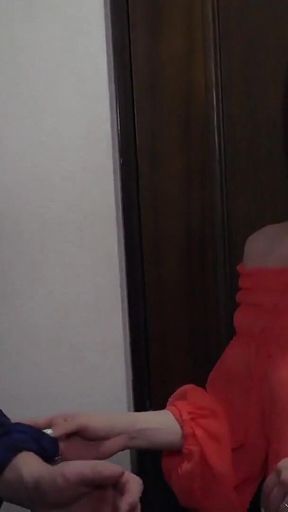 A Slutty Wife Moved in Next Door and Now She Is Tempting Me Without a Bra or Panties. 1