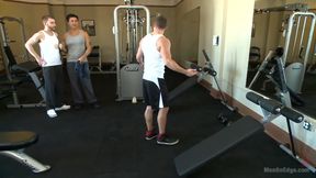 Gym Jock Taken Down and Edged Against His Wish