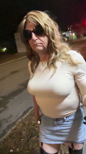 Sissy BimboMichaela out lookin for BBC