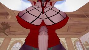 Konosuba - Futa Sylvia invite you to sex session | Male taker POV SWAP
