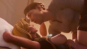 Blonde Emma takes big cock in her ass and works it hard