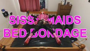 Sissy Maids Bed Bondage