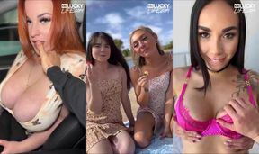 Join Abigaiil Morris With Megan Marx And Gaby Ortega In This Hot Mr Lucky LIFE Compilation