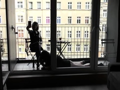 Lady Klementyna - Balcony is a public place here or if you