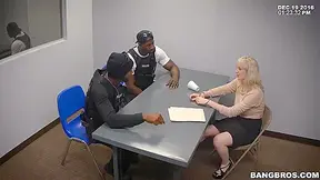 White Mayors Stepdaughter Gets Fucked By Black Law - Kiki Parker