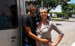 Skinny Headscarf Granny Gets Her Ass Destroyed