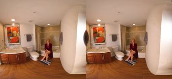 Stepson walks in on stepmom in shower and fucks her perfect body