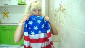 How I dress sexy in an American flag dress