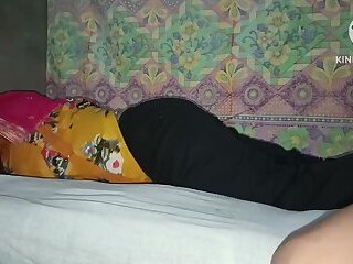 Stepmom in Full Romantic mood- Indian Stepmom Pinki stay one night with her stepson in naked, she
