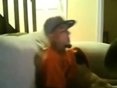 Slim Str8 Thug Boy enjoys Dad's BJ