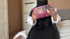 Arab Stepmom in Pantyhose Gives Instructions to Stepson
