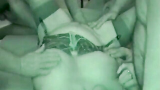 AO-Gangbang mit Christine01 und 12 Fremden Teil 1