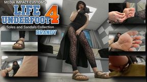 Life Underfoot 4 - Brandy - foot slave - Feet - Toes - HD