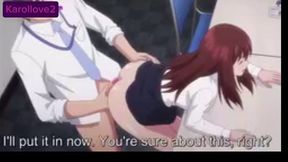 Hard Doggy At Work With My Shy Colleague, Its To Loud - Hentai Anime, Eng Sub