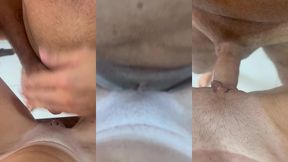 flavio e aline se pegando na cozinha